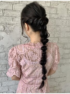 プライズ 池袋店(prize) お呼ばれアレンジ♪大人可愛いタイト編みおろし 6039