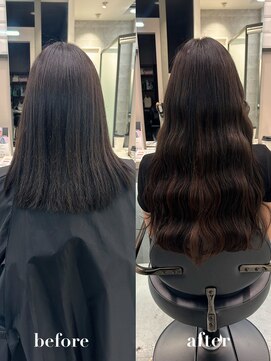 リリー(Lilley) 【lilley 稲永麻衣】エクステ+ブリーチなしカラー+天神韓国ヘア