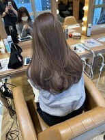 ロンド パルティール 大宮(Lond partir)&nbsp;オリーブグレージュカラー×たっぷりレイヤースタイル