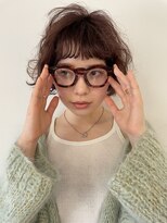 ナンバー アンフィール 渋谷(N° anfeel)&nbsp;イメチェンフルバング似合わせカットマッシュパーマ髪質改善渋谷