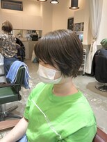 シャペウ駒込&nbsp;ショートボブ×マット系ハイライト