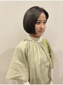 内巻きボブ