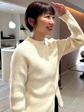 ロジェブルー(Rosier Bleu) 【丸みボブ】自然にまとまるショートスタイル