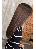 ヘアカロン(Hair CALON) グレージュハイライトカラー髪質改善トリートメント