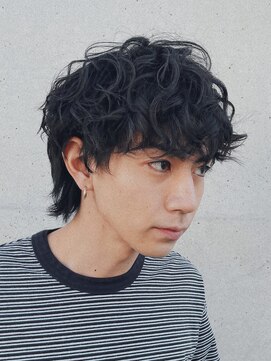 フィフス 渋谷(fifth) 強めのカール感で作るプードルパーマ×刈り上げマッシュ