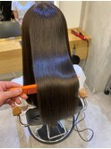 髪質改善＊ロングレイヤーグレーベージュ＊美髪【Zina船橋】
