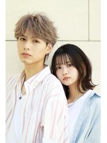 オーシャントーキョー サニー 原宿(OCEAN TOKYO Sunny)&nbsp;ニュアンスパーマレイヤーボブインナーカラーハイトーンマッシュ