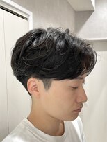 メレ 仙台(Mele)&nbsp;センターパート/ニュアンスパーマ/カルマパーマ/ダークアッシュ