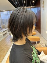 クオリス 上板橋店(QUALIS) 20代30代大人可愛い小顔 ショートカット切りっぱなしレイヤー