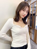 〇くびれヘア 韓国ヘア 透明感カラー ブリーチなし