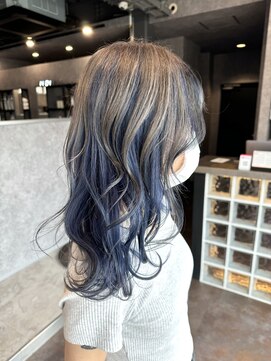 インク(ink) グレージュ×ブルーバイオレット