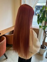 チルアウト 南塚口本店(chill out)&nbsp;淡いピンク×ストレートロング[20代/30代/40代/50代/60代]