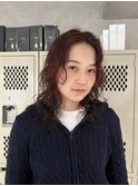 【藤沢/湘南】カーリーパーマ/レイヤーパーマ/レッドブラウン