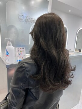ジーナ 船橋(Zina) 髪質改善＊ロングレイヤーグレーベージュ＊美髪【Zina船橋】
