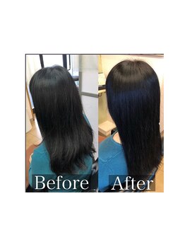 髪質改善システム、資生堂「サブリミック」取扱サロン。一人ひとりの頭皮や髪に合わせて選定し、施術◎