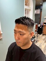 スタンドバーバー 柏(STAND BARBER)&nbsp;サーフカール/スパイキーショート/ブルーブラック