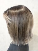 ハイライト/船橋/くすみベージュ/細めハイライト
