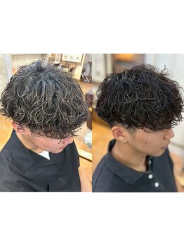 扱いやすくて、朝のアレンジやセットも簡単に！メンズのトレンド、ツイストやスパイラルなどパーマが◎