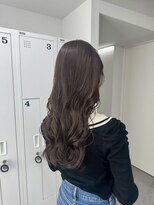 イロウ 山口どうもん店(IROW)&nbsp;ダブルカラー/巻き髪/ダークアッシュ/ブリーチなし