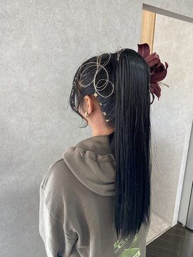 ディルガ リンク(Dilga LINK) 前撮りヘアアレンジ ハイポニー