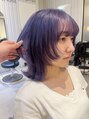 ラフィスヘアー クロム 大宮店(La fith hair chrome)&nbsp;どのように色落ちしたいかで青み赤みの量を調整します◎