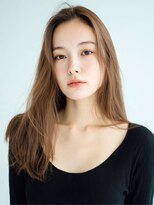 シェル 吉祥寺(shell)&nbsp;くびレイヤーエモージュ前髪ピンクベージュワンカール/吉祥寺