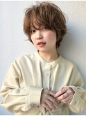 ボブパーマ/ミルクティーベージュ/ボブレイヤー/ニュアンスp上尾