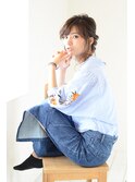 ＜3分アレンジ＞ラフ可愛い上級者見えアップヘア【前橋】