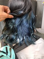 ビヨンドイー(beyond E)&nbsp;エメラルドブルー＆コバルトブルーインナーカラー