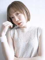 アルバム 新宿(ALBUM SHINJUKU)&nbsp;ストレートボブ_ピンクベージュボブルフクールショート_47729