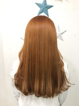 ヘアアンドメイク ムーア(Muuua) ☆黒髪卒業式☆オレンジベージュ