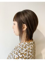 ナルヘアー 越谷(Nalu hair) レイヤーウルフ/ハイライトグラデーションカラー/白髪ぼかし