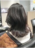 ショコラベージュメルティカラー☆くびれヘアカールベビーバング