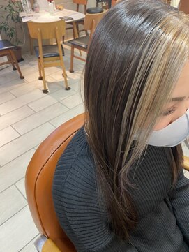 テトラ バイ ネオリーブ 横浜西口店(tetra by neolive) デザインカラー☆フェイスフレーミング