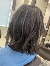 フェリーチェドルモ(Felice Dormo)&nbsp;髪質改善×ハイライト×バレイヤージュ×ミディアムウルフ