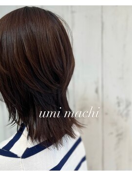 ウミマチ(umi machi) umi machi ミディアムグラONレイヤー　2022/8/10