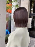 *お客様style*レッドブラウン/ボブ/20代