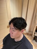 ヘアーモードキクチ 日本橋三越前店 メンズソフトツイストパーマ