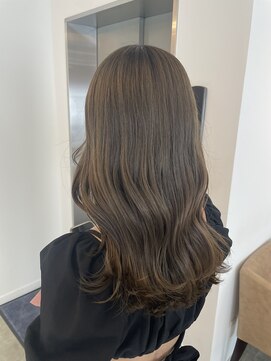 アヴァンスアンス 広島袋町店(AVANCE.ens) ダブルカラーとオリーブベージュカラー