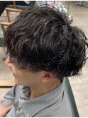 波巻きスパイラル/波巻きパーマ/men'sカット/メンズカット