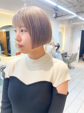 テトラ バイ ネオリーブ 横浜西口店(tetra by neolive) 横浜★インナーカラーピンクカラー