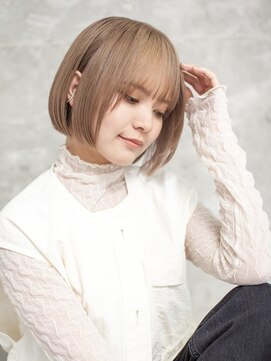 アッシュ 大泉学園店(Ash) 10代20代30代『ハイトーン顎ラインボブ』Ash大泉学園店
