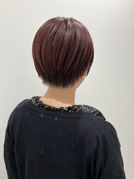 ルシードスタイルレーヴ(LUCIDO STYLE REVE) ベリーショート、髪質カラー