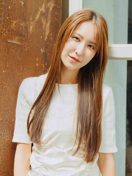 グリーンルーム(GREENROOM) 大人ストレートロングボブレイヤー/グリーンルーム 新丸子 白髪