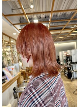 クラップス 京急富岡(CLAPS) オレンジベージュダブルカラーケアブリーチ