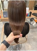 ツヤツヤなめらかベージュ♪[髪質改善トリートメント]