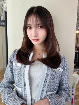 マインバイアフロートギンザ(MYNE by AFLOAT GINZA) レイヤーカット/小顔カット／グレージュ