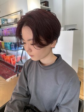 ファイブシーン アオヤマ(5SCENE AOYAMA) ショートパーマショートカット前髪あり前髪なし20代30代40代