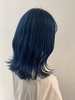 ネイヴスヘアー 香椎照葉店(Neivs Hair) ブルー×ミディアム