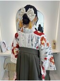 卒業式/袴着付け/袴ヘアセット/袴ヘアアレンジ/袴ヘア/